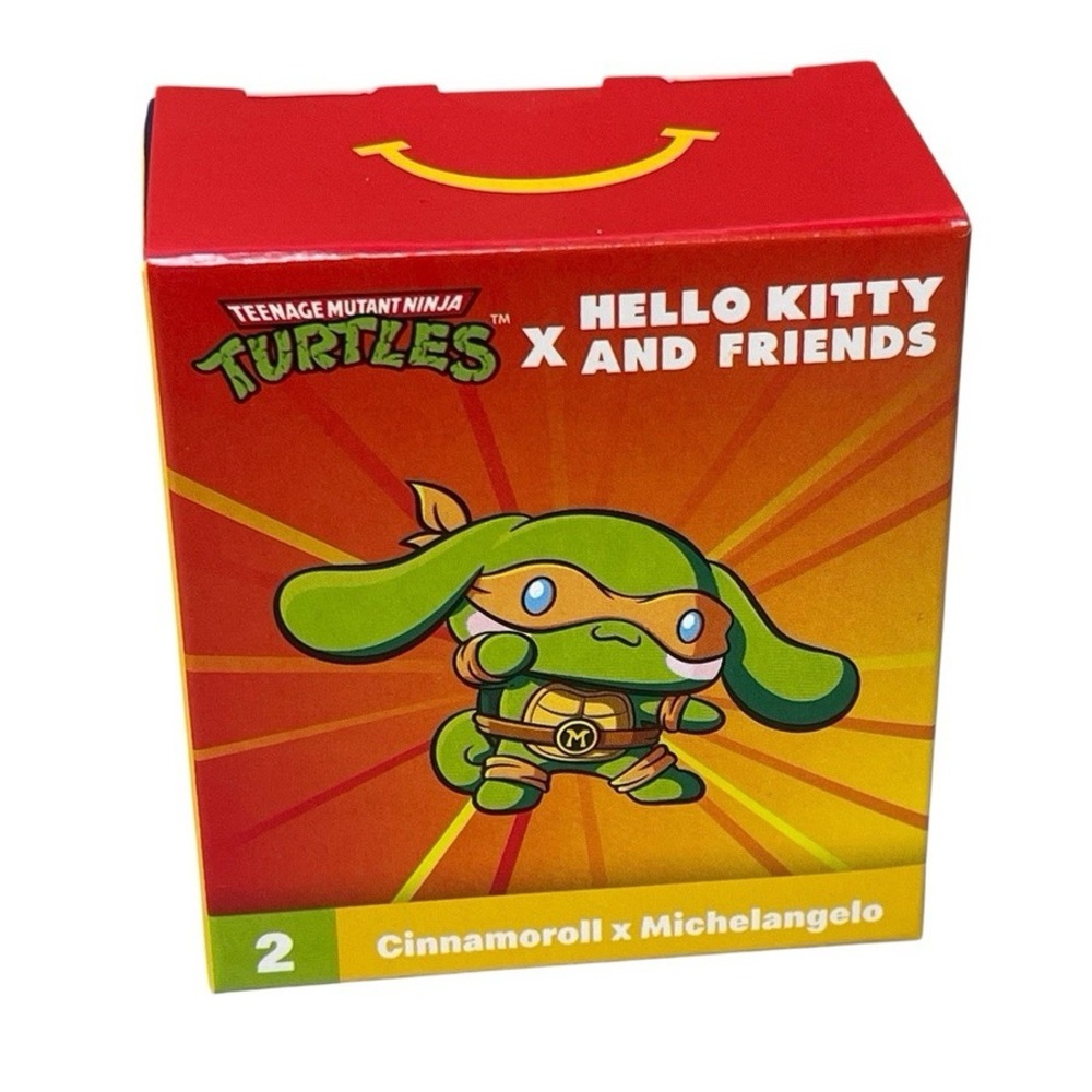 NIB 2025 McDonalds Teenage Mutant Ninja Turtles TMNT CINNAMOROLL X MICHELANGELO